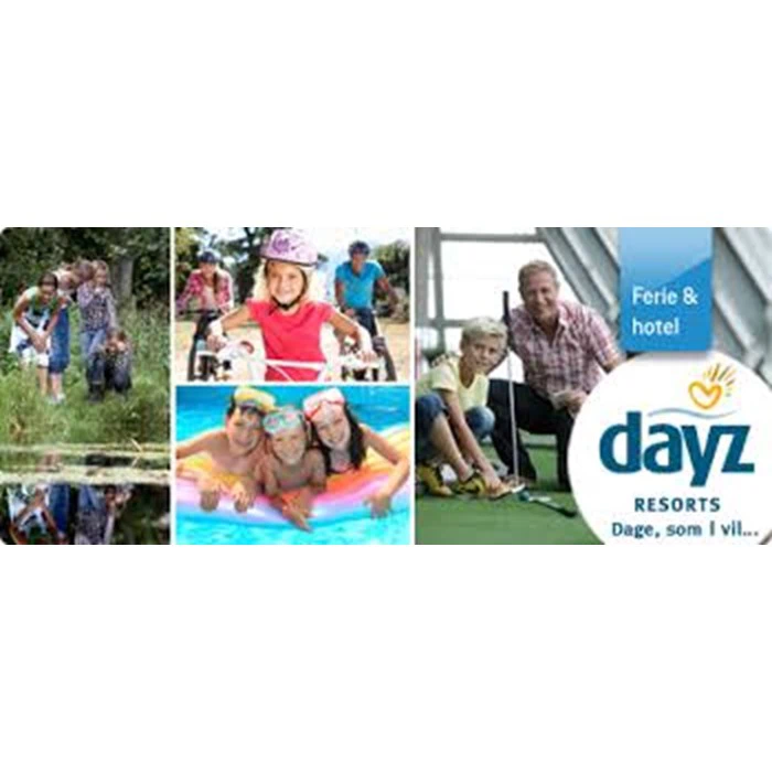 Gavekort på kr. 2000,- Til ferieoplevelser hos Danmarks hyggeligste familieferiecenter Dayz Resorts